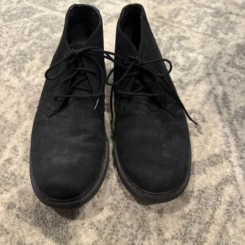 Camper Men’s Chukka Black Suede Ankle Boots Size 41
